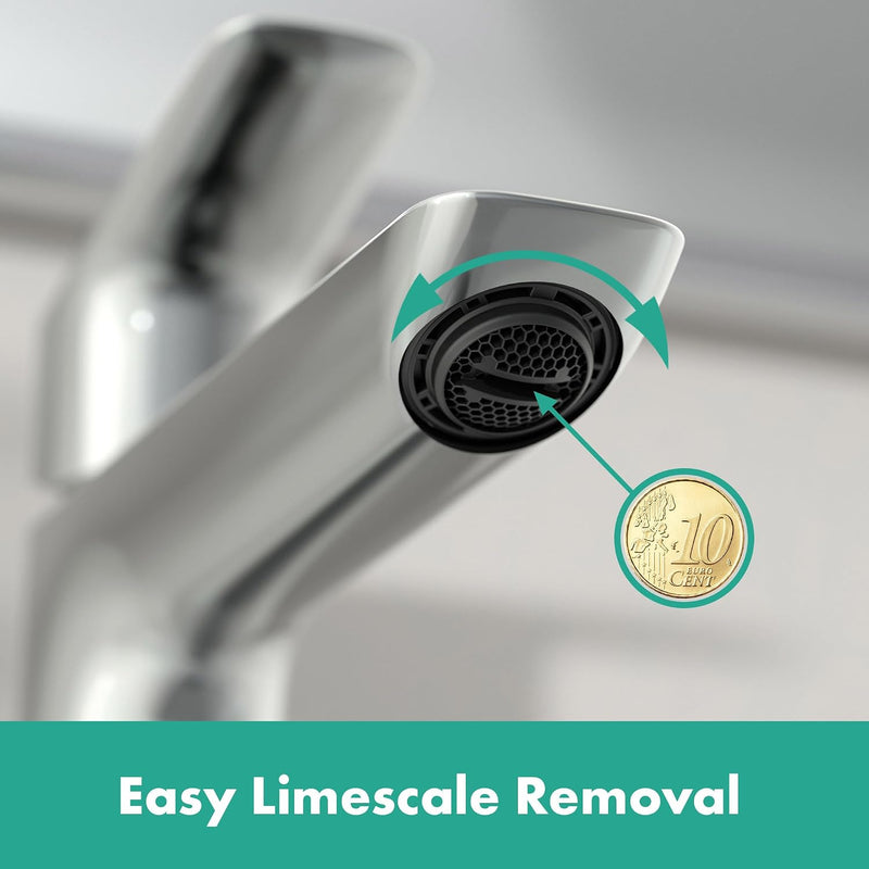 Logis Fine Bathroom Tap with Push-Open Waste Set