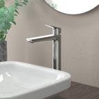 Logis Fine Bathroom Tap with Push-Open Waste Set
