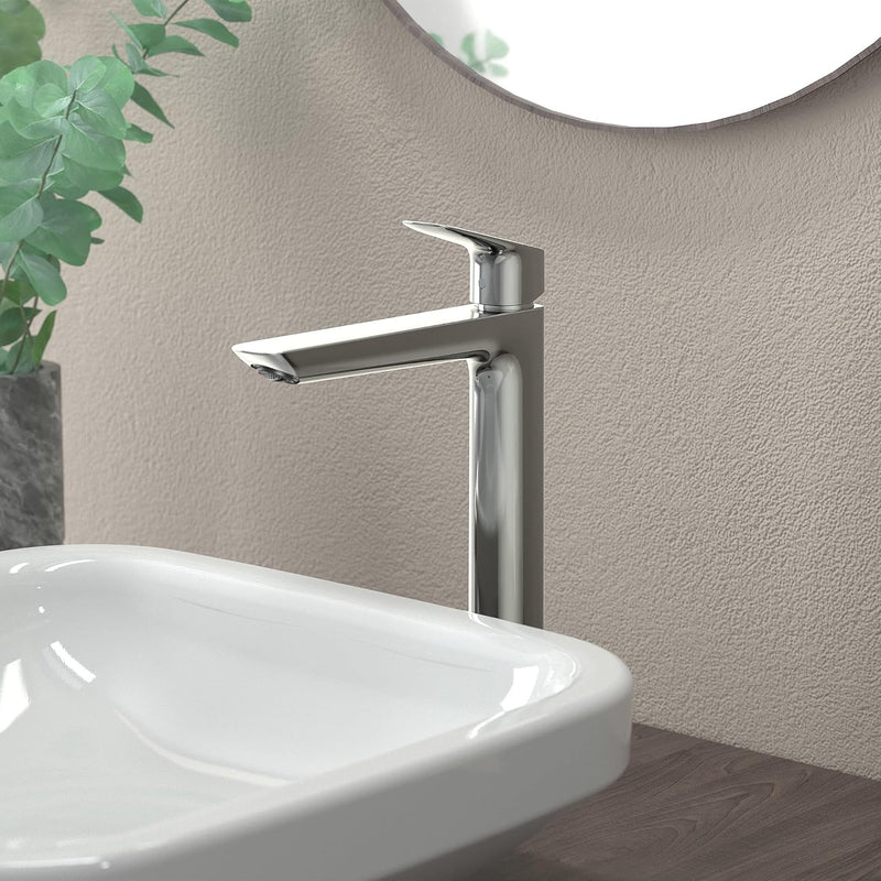Logis Fine Bathroom Tap with Push-Open Waste Set