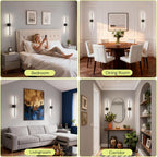 Lohas-LED Battery Operated Wall Sconces Sconce 10000mah (Set of 2)