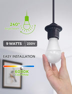 Lohas-LED Bayonet Light Bulb 9W B22 LED Bulbs (6 Pack)
