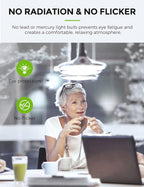 Lohas-LED Bayonet Light Bulb 9W B22 LED Bulbs (6 Pack)