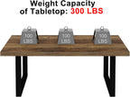 Long Rustic Coffee Table Wooden Farmhouse Centre