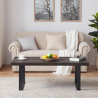 Long Rustic Coffee Table Wooden Farmhouse Centre