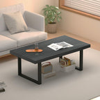 Long Rustic Coffee Table Wooden Farmhouse Centre