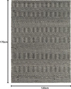 Lord of Rugs Geometric Ethnic Handmade Flatweave Cotton