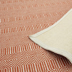 Lord of Rugs Geometric Ethnic Handmade Flatweave Cotton
