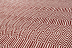Lord of Rugs Geometric Ethnic Handmade Flatweave Cotton