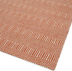 Lord of Rugs Geometric Ethnic Handmade Flatweave Cotton