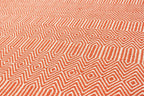 Lord of Rugs Geometric Ethnic Handmade Flatweave Cotton