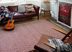 Lord of Rugs Geometric Ethnic Handmade Flatweave Cotton