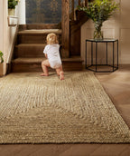 Lord of Rugs Jute Hand Made Braid Stitched