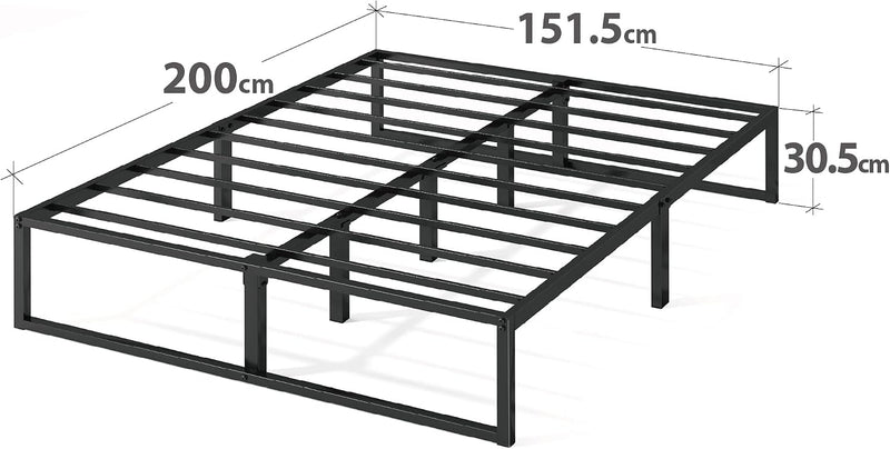 Lorelai 31CM Metal Platform Bed Frame Steel