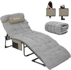 Lounger with 5-Position Adjustable Backrest 180KG
