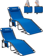 Lounger with 5-Position Adjustable Backrest 180KG
