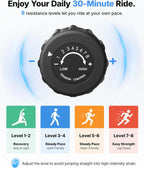 Low-Impact Recumbent Exercise Bike with 8-Level Magnetic