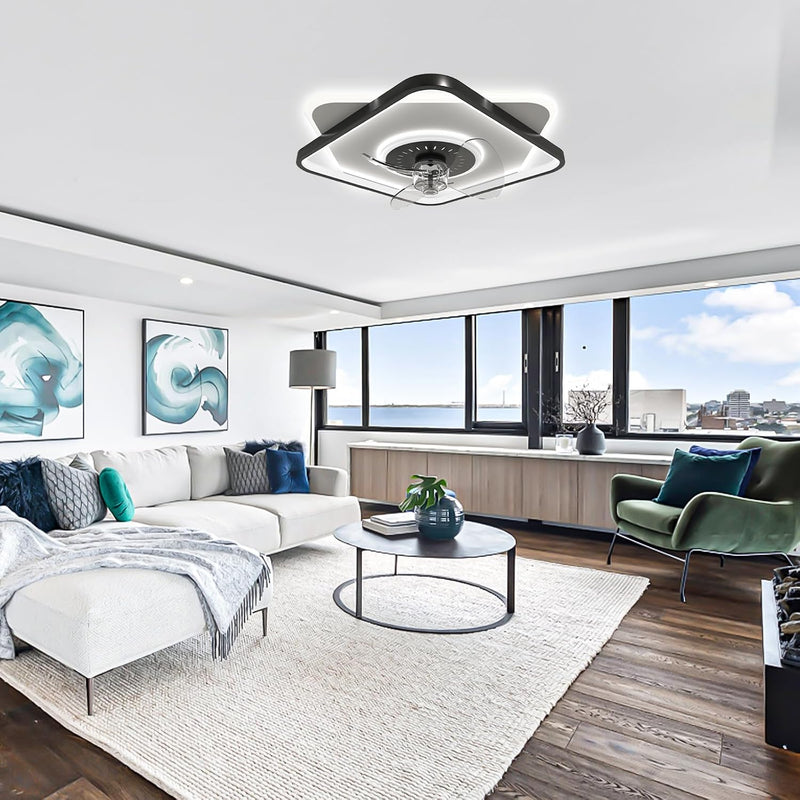 Low Profile Ceiling Fans with Lights and Remote