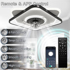 Low Profile Ceiling Fans with Lights and Remote