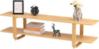 Low TV Table Bench 140CM Small Cabinet 2-Tier