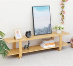 Low TV Table Bench 140CM Small Cabinet 2-Tier