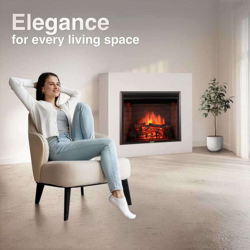 Luca Pro 23 Electric Fire Insert with Heater