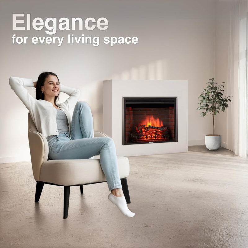 Luca Pro 23 Electric Fire Insert with Heater
