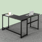 Luke 135CM Metal Corner Desk L-Shaped Computer
