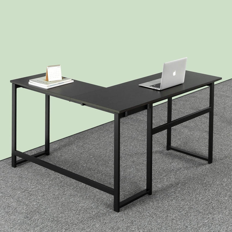 Luke 135CM Metal Corner Desk L-Shaped Computer