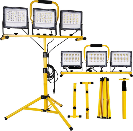 Lumen LED Work Lights with Stand 3 Adjustable