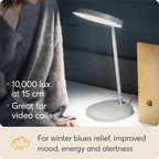 Lumie Task Highly Adjustable Bright Light Therapy LED