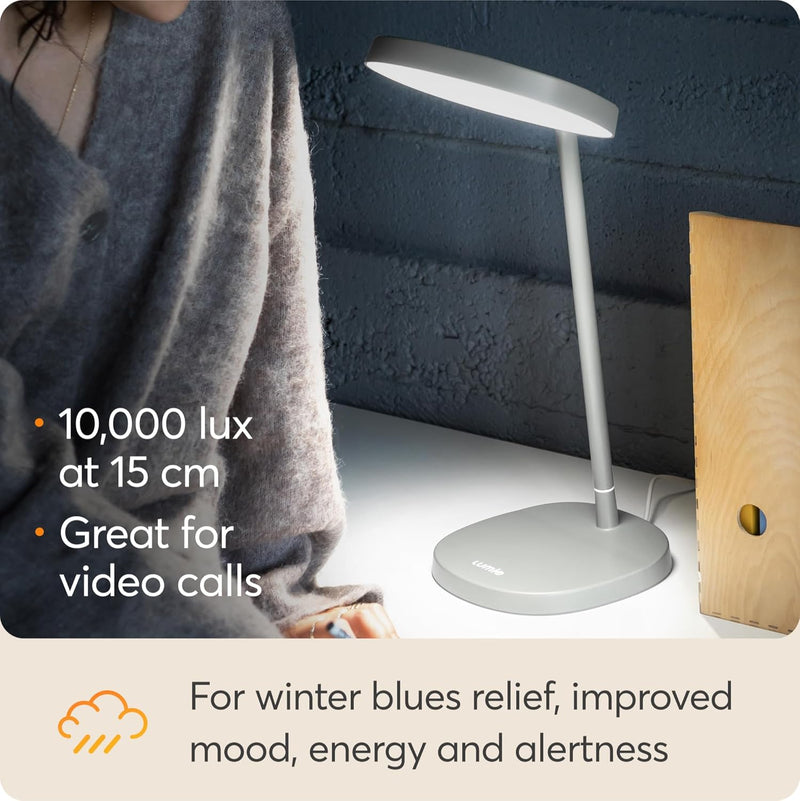 Task Highly Adjustable Bright Light Therapy LED Desk