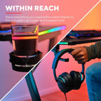 Luminus Pro Gaming Desk 120x60 LED RGB Computer