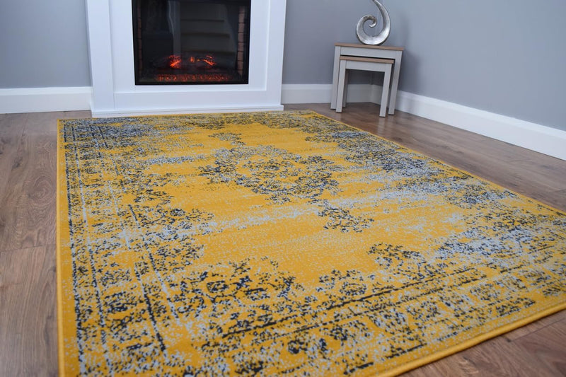 Luna Collection Living Room Rug and Hallway Runner