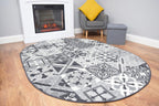 Luna Collection Living Room Rug and Hallway Runner
