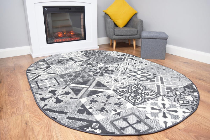 Luna Collection Living Room Rug and Hallway Runner