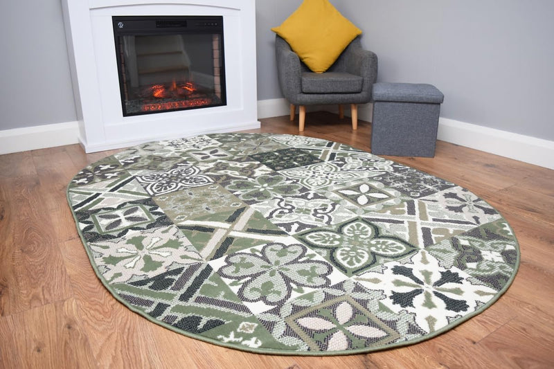 Luna Collection Living Room Rug and Hallway Runner