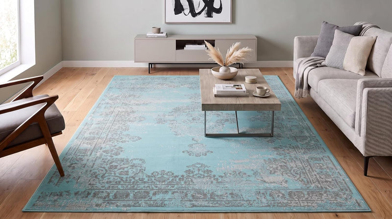 Luna Collection Living Room Rug and Hallway Runner