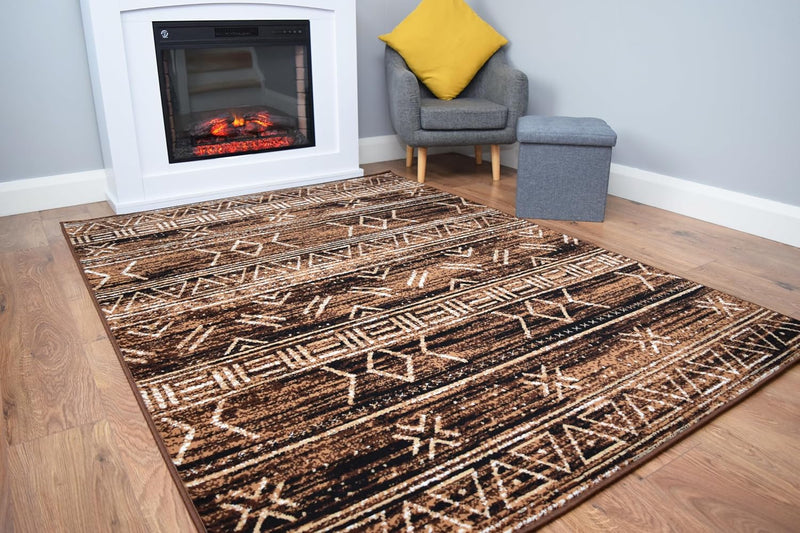 Luna Collection Living Room Rug and Hallway Runner