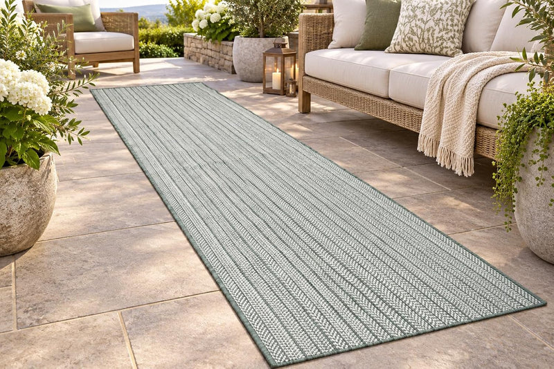 Luna Collection Modern Long Carpet Runner Rug
