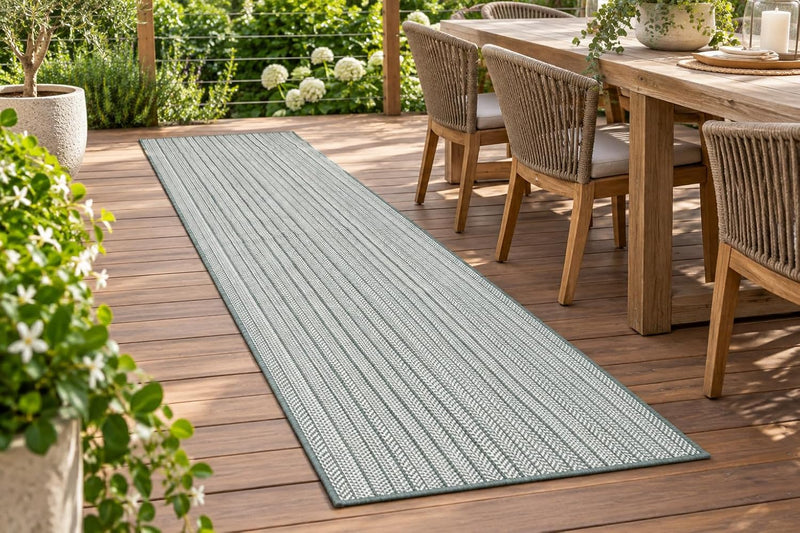 Luna Collection Modern Long Carpet Runner Rug