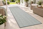 Luna Collection Modern Long Carpet Runner Rug