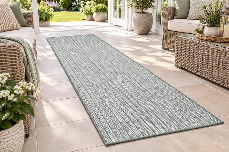 Luna Collection Modern Long Carpet Runner Rug