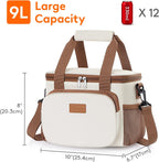 Lunch Bag 9L 12 Can Insulated Box Soft