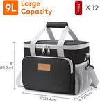 Lunch Bag 9L 12 Can Insulated Box Soft