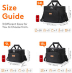 Lunch Bag 9L 12 Can Insulated Box Soft