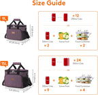 Lunch Bag 9L 12 Can Insulated Box Soft
