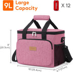 Lunch Bag 9L 12 Can Insulated Box Soft