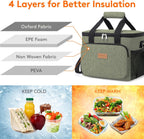 Lunch Bag 9L 12 Can Insulated Box Soft