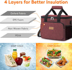 Lunch Bag 9L 12 Can Insulated Box Soft