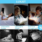 Luxjet LED Hug Light Rechargeable Neck Book Lights